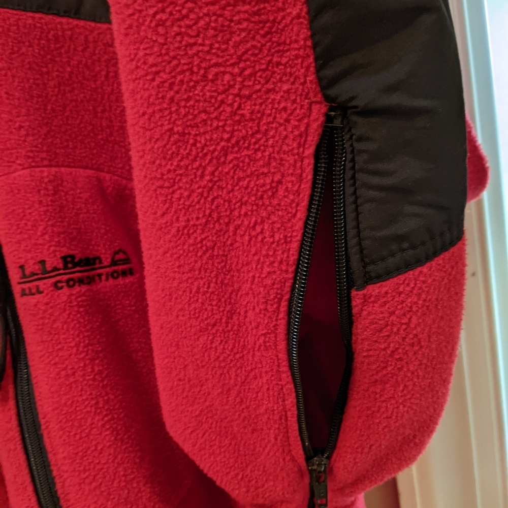 LLBean fleece all conditions jacket - Picture 4 of 4